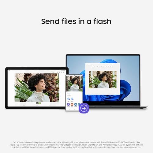 418woyB0XHL Samsung Galaxy Tab A11+ 6GB RAM, 128GB Storage, Optimized Performance, Long Lasting Battery, Expandable Storage, Large Display, Dolby Atmos Speakers, AI Assist, Slim, Light, 2 Year Warranty, Gray
