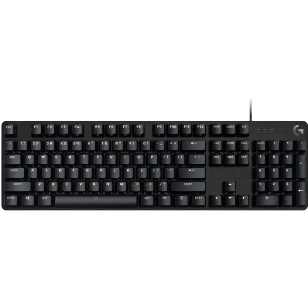 Logitech G413 SE Full-Size Mechanical Gaming Keyboard - Backlit Keyboard with Tactile Mechanical Switches, Anti-Ghosting, Compatible with Windows, macOS - Black Aluminum