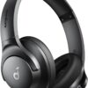 Soundcore by Anker Q20i Hybrid Active Noise Cancelling Headphones, Wireless Over-Ear Bluetooth, 40H Long ANC Playtime, Hi-Res Audio, Big Bass, Customize via an App, Transparency Mode