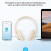 Soundcore by Anker Q20i Hybrid Active Noise Cancelling Headphones, Wireless Over-Ear Bluetooth, 40H Long ANC Playtime, Hi-Res Audio, Big Bass, Customize via an App, Transparency Mode (White)