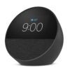 61bA0fjrSXL Amazon Echo Spot (newest model), Great for nightstands, offices and kitchens, Smart alarm clock, Designed for Alexa+, Black