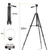 61leTTYAFIL Sensyne 10'' Ring Light with 50'' Extendable Tripod Stand, LED Circle Lights with Phone Holder for Live Stream/Makeup/YouTube Video/TikTok, Compatible with All Phones