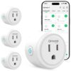 61mwZi5guiL GHome Smart Plug, WiFi Smart Plugs Work with Alexa and Google Home, Smart Outlet Timer with APP Remote Control, 2.4GHz Wi-Fi Only, No Hub Required, ETL FCC Listed