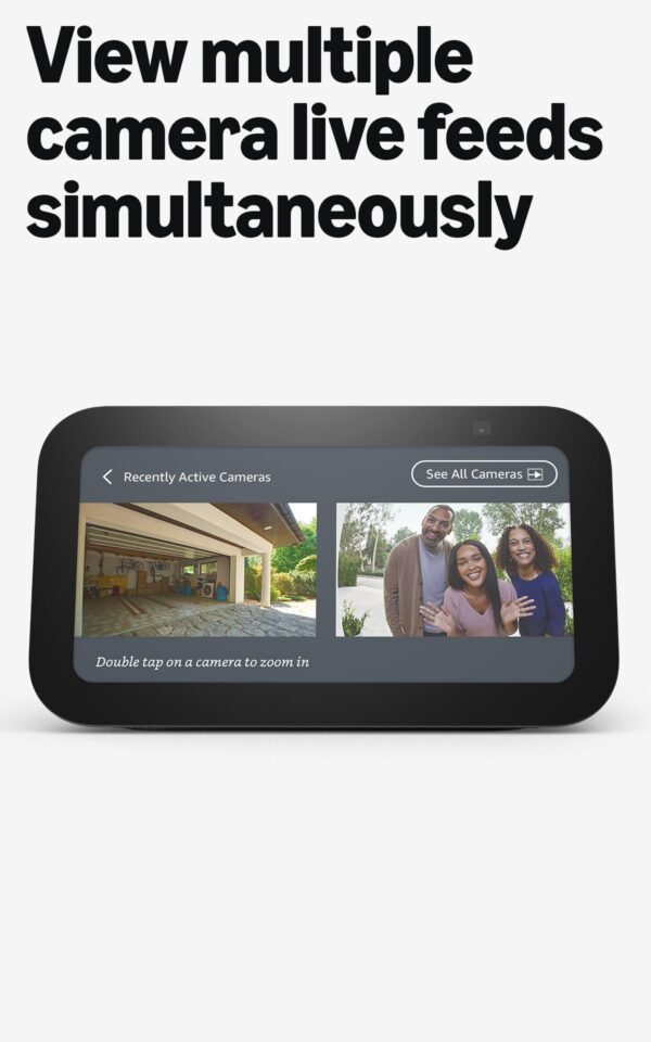 Amazon Echo Show 5 (newest model), Smart display, Designed for Alexa+, 2x the bass and clearer sound, Charcoal