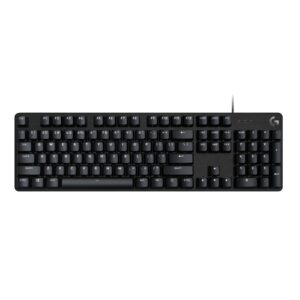 Logitech G413 SE Full-Size Mechanical Gaming Keyboard - Backlit Keyboard with Tactile Mechanical Switches, Anti-Ghosting, Compatible with Windows, macOS - Black Aluminum