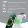61vUE3Z3haL 3 in 1 Wireless Charging Station, 2026 Upgraded Fast Desk Charger Station for iPhone 17 16 15 14 13 12 Pro Max Plus, Charger Stand for Apple Watch 11 10 9 8 7 6 5 4 3 2 Ultra SE, Airpods 4 3 2 Pro