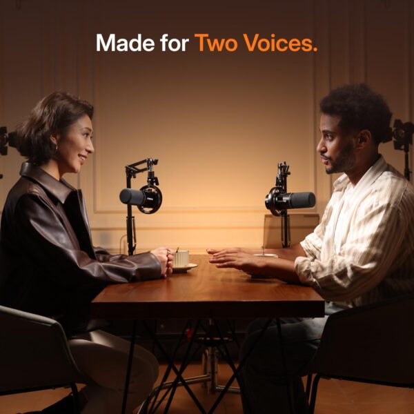 710hwkXhiXL MAONO PD200W Hybrid Wireless Podcast Microphone for PC, Dynamic XLR USB Mic with Desktop Stand, Software, Noise Cancellation, for Vocal Recording, Streaming, Content Creation, Home Studio, Voiceover