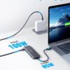 716J25085DL Anker USB C Hub, 5-in-1 USBC to HDMI Splitter with 4K Display, 1 x Powered USB-C 5Gbps & 2×Powered USB-A 3.0 5Gbps Data Ports for MacBook Pro, MacBook Air, Dell and More