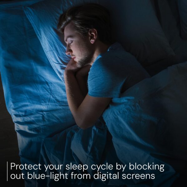 livho Gaming Blue Light Blocking Glasses for Better Sleep, Premium Night Driving, Computer Blockers for Man & Woman