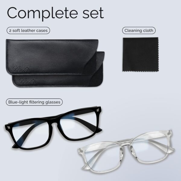 livho High Tech Blue Light Glasses - Advanced Blue Light Blocking Computer Glasses - Screen Fatigue & UV Protection