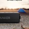 Anker Soundcore 2 Portable Bluetooth Speaker with Stereo Sound, Bluetooth 5, Bassup, IPX7 Waterproof, 24-Hour Playtime, Wireless, Speaker for Home, Outdoors, Travel