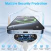 MagSafe Charger 2 Pack 15W Magnetic Wireless Charger Fast Charging Pad Compatible with iPhone 17/16/15/14/13/12 Series & AirPods 4/3/2/Pro Magnetic MagSafe Charging Pad with Dual Ports