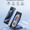 71JlQDtqukL Fast Wireless Charger, NANAMI Wireless Charging Stand Compatible iPhone 17/17 Air/16/15/15 Pro/15 Plus/15 Pro Max/14/13, Nightstand Phone Charger Dock for Samsung Galaxy S26/S26+/S25/S24/S23/S22