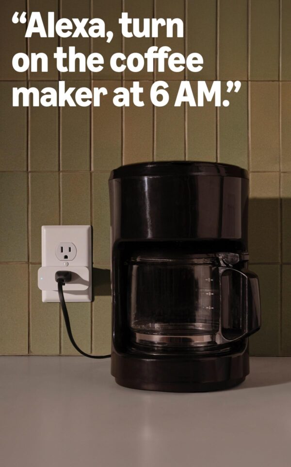 Amazon Smart Plug, Works with Alexa, Simple Setup, Endless Possibilities