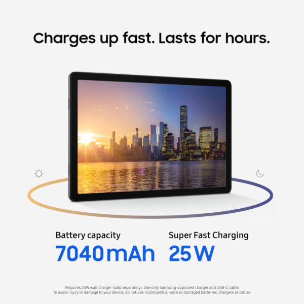 71LUf2IjZeL Samsung Galaxy Tab A11+ 6GB RAM, 128GB Storage, Optimized Performance, Long Lasting Battery, Expandable Storage, Large Display, Dolby Atmos Speakers, AI Assist, Slim, Light, 2 Year Warranty, Gray