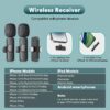 71SZ9Dx02mL MAYBESTA Wireless Mini Microphone for iPhone, Android Phone - Lavalier Lapel Mic for Audio Video Recording - Clip on Content Creator Microphones for YouTube Tiktok Podcast Vlogging