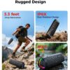 BolaButty Bluetooth Speaker with HD Sound, Portable Wireless, IPX5 Waterproof, Up to 20H Playtime, TWS Pairing, BT5.3, for Home/Party/Outdoor/Beach, Electronic Gadgets, Birthday Gift (Black)