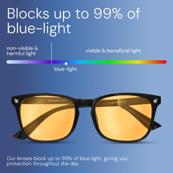 livho Gaming Blue Light Blocking Glasses for Better Sleep, Premium Night Driving, Computer Blockers for Man & Woman