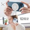 MagSafe Charger 2 Pack 15W Magnetic Wireless Charger Fast Charging Pad Compatible with iPhone 17/16/15/14/13/12 Series & AirPods 4/3/2/Pro Magnetic MagSafe Charging Pad with Dual Ports