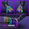 71jfGytrK3L FIFINE XLR/USB Gaming Microphone Set, Dynamic PC Mic for Streaming Podcasting, Computer RGB Mic Kit with Boom Arm Stand, Mute Button, Headphones Jack, for Recording Vocal Voice-Over-AmpliGame AM8T