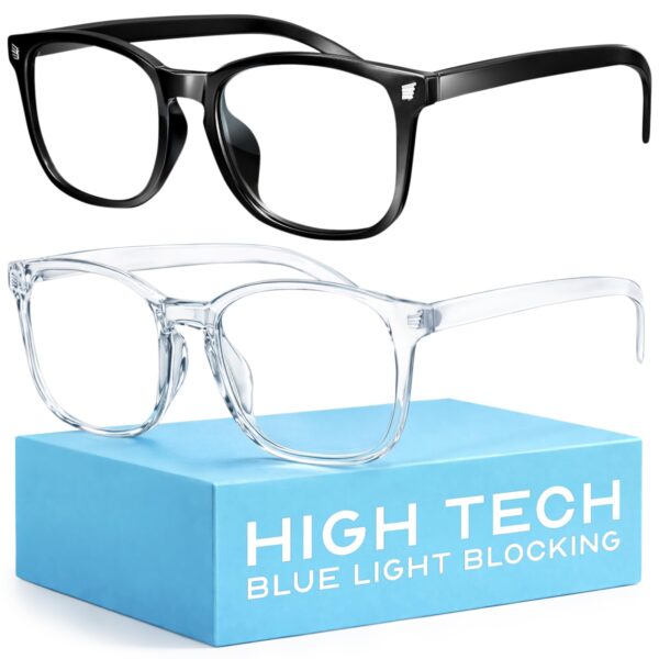 livho High Tech Blue Light Glasses - Advanced Blue Light Blocking Computer Glasses - Screen Fatigue & UV Protection