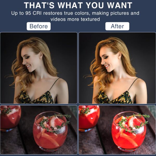 Desk Ring Light with Stand - 10.5'' Desktop Ring Light with Phone Holder for Video Recording, Circle Light for Computer Zoom Meeting Video Conference Lighting Video Calls Podcast Streaming