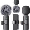 81FbTpXVVQL MAYBESTA Wireless Mini Microphone for iPhone, Android Phone - Lavalier Lapel Mic for Audio Video Recording - Clip on Content Creator Microphones for YouTube Tiktok Podcast Vlogging