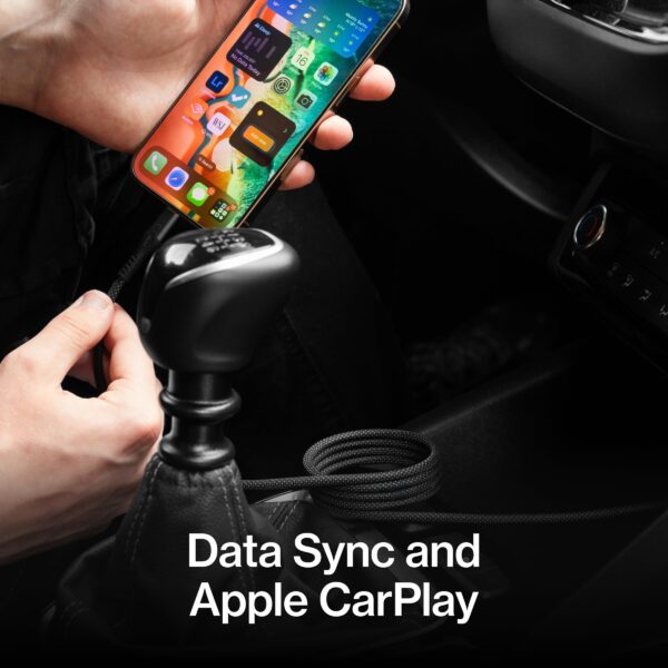 Statik MagStack Pro USB C to USB C Cable, Magnetic Type C Charger Fast Charging Cord, On The Go Magnetic Charging Cable for Car, Compatible with 16 Pro Max, 15, Galaxy S21 S20 Ultra, 100W 3FT/1M