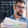 livho High Tech Blue Light Glasses - Advanced Blue Light Blocking Computer Glasses - Screen Fatigue & UV Protection