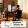 91-9CfP+reL ErGear Height Adjustable Electric Standing Desk, 48 x 24 Inches Sit Stand up Desk, Memory Computer Home Office Desk, Black